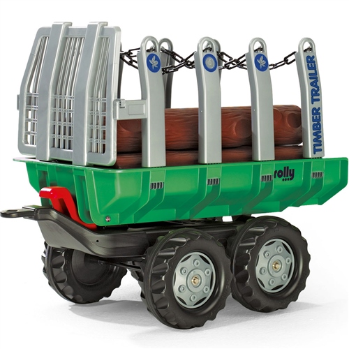Rolly Toys rollyTimber Twin Axle Trailer With Logs