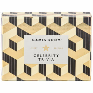 The Games Room Celebrity Trivia Cards