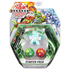 Bakugan: Geogan Rising - 3pk Series 3 Starter Pack Collectible Action Figures and Trading Cards (Styles Vary)