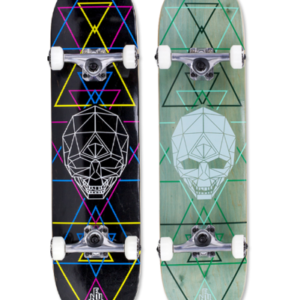 Enuff Geo Skull Complete Skateboard Black