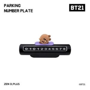 (Last stock!) BT21 BABY Parking Number Plate