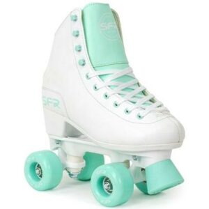 SFR Figure Quad Roller Skates White / Green - Kids
