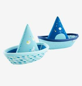 2 Bath-Time Toy Boats