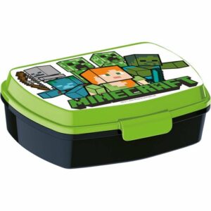 2 pc Minecraft Waterbottle and Sandwich box - 400ml