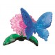3D Plexiglas puzzle - The flower and the butterfly