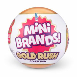 5 Surprise Mini Brands Gold Rush Limited Edition Mystery Capsule by ZURU (Styles Vary)
