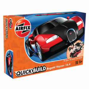Airfix Quickbuild Bugatti 16 4 Veyron Black/Red