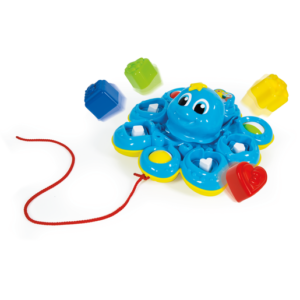 Baby Clementoni Bilingual Pull Along Baby Octopus - English and Spanish