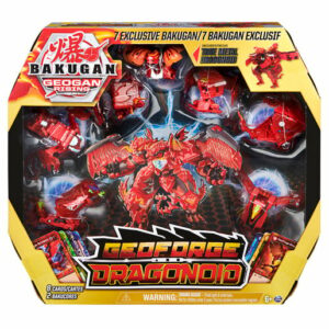 Bakugan: Geogan Rising - GeoForge Dragonoid 7-in-1 Collectible Figure and Trading Cards