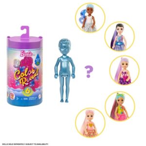 Barbie Chelsea Colour Reveal Shimmer and Shine Doll - Series 6 (Styles Vary)