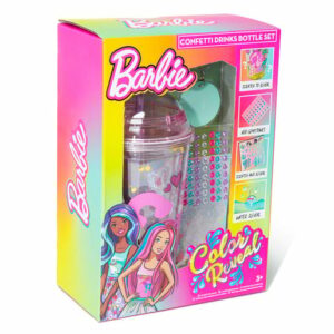 Barbie Colour Reveal Confetti Drinks Bottle Set