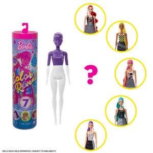 Barbie Colour Reveal Doll - Monochrome Outfit Series 7 (Styles Vary)
