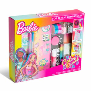 Barbie Colour Reveal Foil Reveal Scrapbook Set