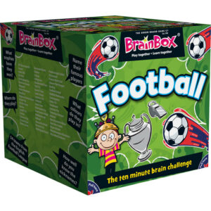 Brainbox Card Game Football Edition - The 10 Minute Brain Challenge