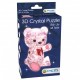 Crystal Puzzle - Lily Pink Bear