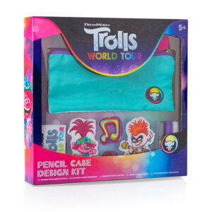DreamWorks Trolls World Tour Pencil Case Design Kit