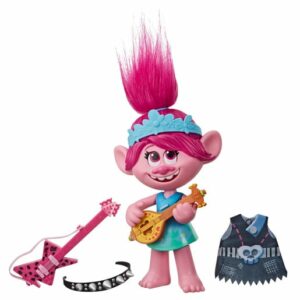 DreamWorks Trolls World Tour Pop-to-Rock Poppy 12.5' Singing Doll