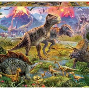 EDUCA Dinosaur Gathering 500 Piece Jigsaw Puzzle