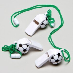 Football Whistles (Pack of 6) Pocket Money Toys