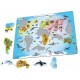 Frame Jigsaw Puzzle - Animals of the World