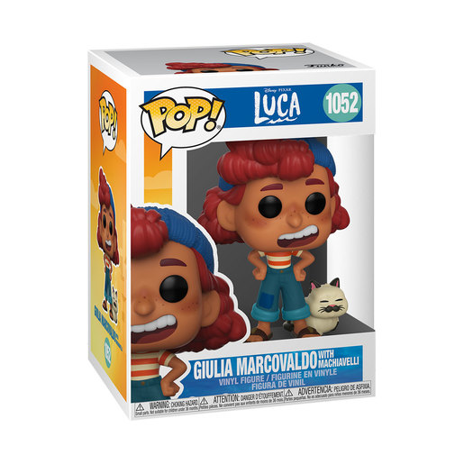 Funko Pop! Disney: Luca - Giulia Marcovaldo With Machiavelli