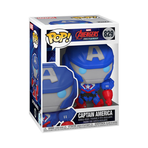 Funko Pop! Marvel: Avengers Mech Strike - Captain America