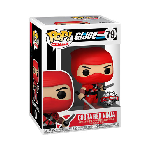 Funko Pop! Retro Toys: G.I Joe - Cobra Red Ninja (Special Edition)