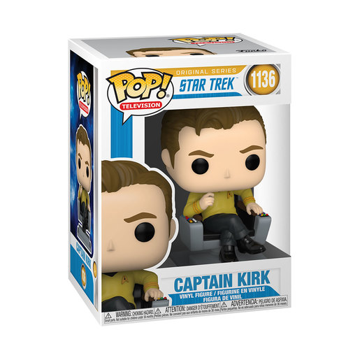 Funko Pop! Television: Star Trek - Captain Kirk (In A Chair)