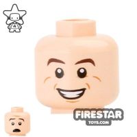 Product shot LEGO Minifigure Head Cheerful Smile