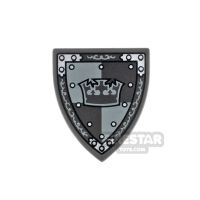 Product shot LEGO Shield Silver Crown
