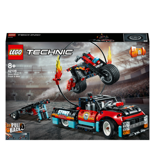 LEGO Technic 2-in-1 Stunt Show Truck & Bike - 42106