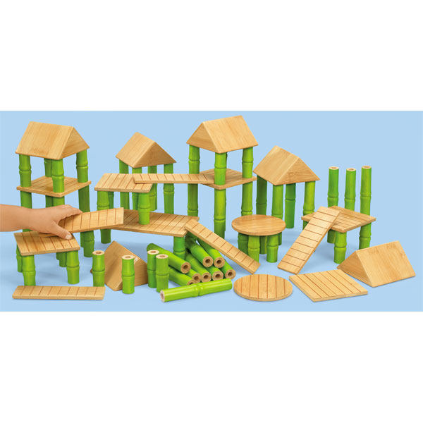 Lakeshore Bamboo Building Blocks - Class Set
