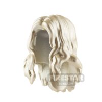 Product shot Minifigure Hair Long and Wavy Over Both Shoulders