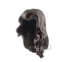 Product shot Minifigure Hair Long and Wavy Over One Shoulder