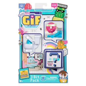 OH! MY GIF Moving Collectible Toy Mystery Trio Pack - 3 GIF bits (Styles Vary)