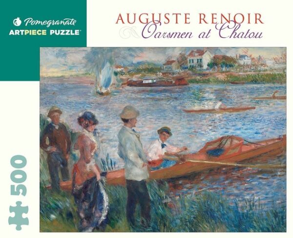 Pomegranate Auguste Renoir Oarsmen at Chatou 500 Piece Jigsaw Puzzle