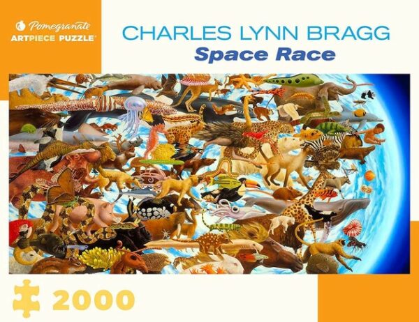 Pomegranate Charles Lynn Bragg Space Race 2000 Piece Jigsaw Puzzle