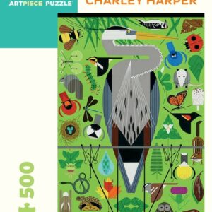 Pomegranate Charley Harper Secret Sanctuary 500 Piece Jigsaw Puzzle