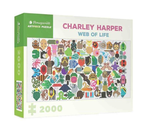 Pomegranate Charley Harper: Web of Life 2000 Piece Jigsaw Puzzle