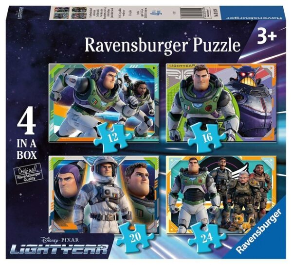 Ravensburger Disney Pixar Buzz Lightyear 4 in a Box Jigsaw Puzzles