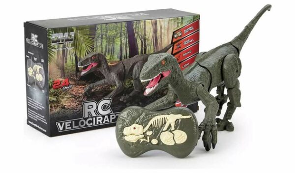 Remote Control Velociraptor Dinosaur Toy