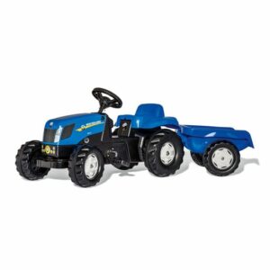 Rolly Kid New Holland Ride-On Tractor & Trailer