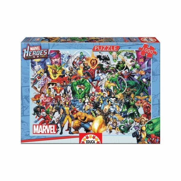 University Games 1000 Piece Jigsaw Puzzle Collage Of Marvel Heros