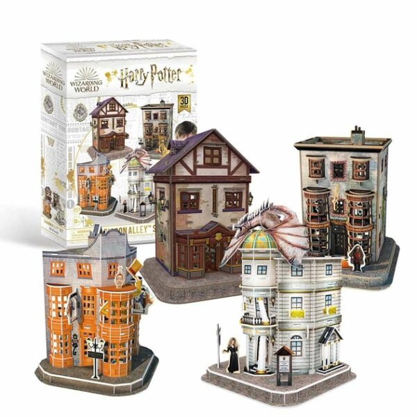 University Games Harry Potter Diagon Alley 4 In 1 Jigsaw Puzzle