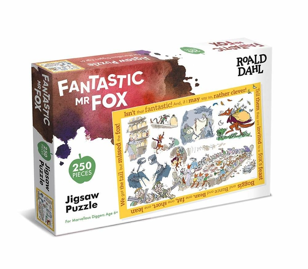 University Games Roald Dahl 250 Piece Mr Fox Jigsaw Puzzle