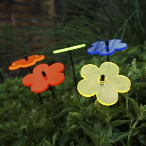 25cm Mixed Blossom Garden Stakes (5 Pack)