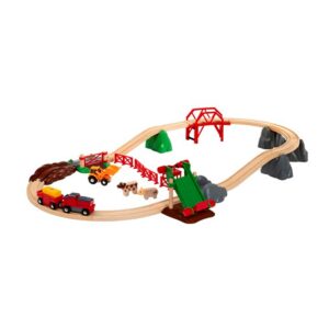 Farm-Style Train Circuit with Battery Operated Vehicles