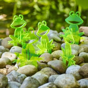 Happy Frogs Fluorescent Green Suncatcher Stakes (5 Pack)
