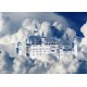 Neuschwanstein Castle in Clouds