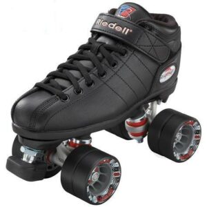 Riedell R3 Jam Quad Roller Skate Black - Adult Sizes